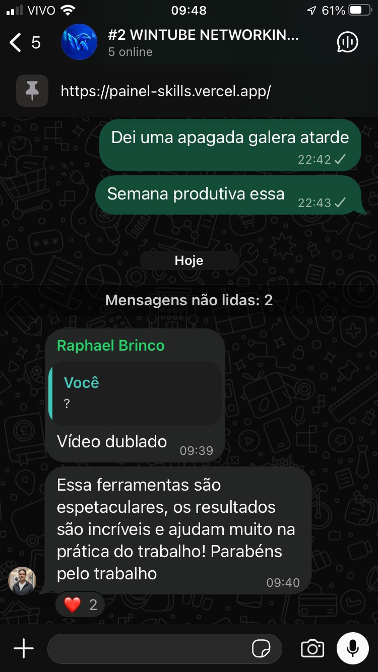 Resultado de aluno 7